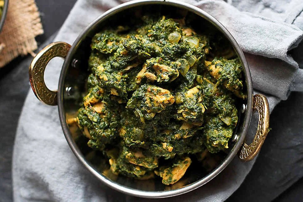 Poulet palak