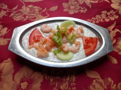 Raita crevettes (Salade Indienne)